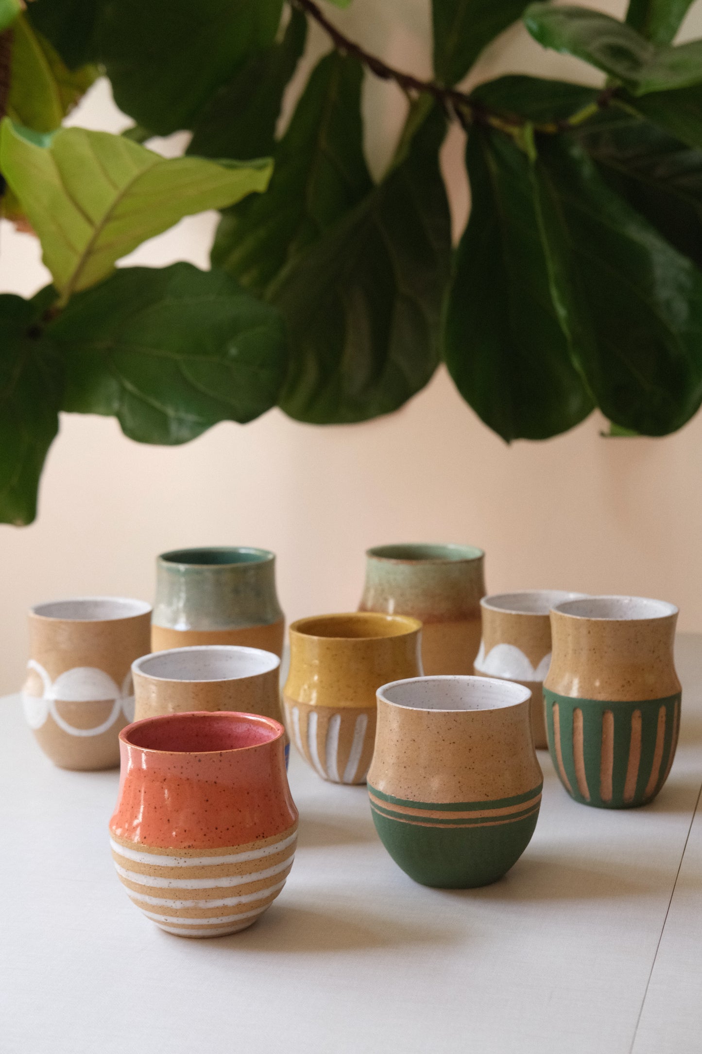 Ebb & Flow Blue Gloss Tumbler