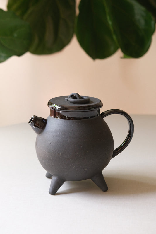 Black Cauldron Teapot