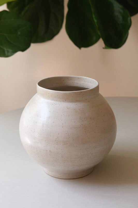 Moon Jar In Stone White