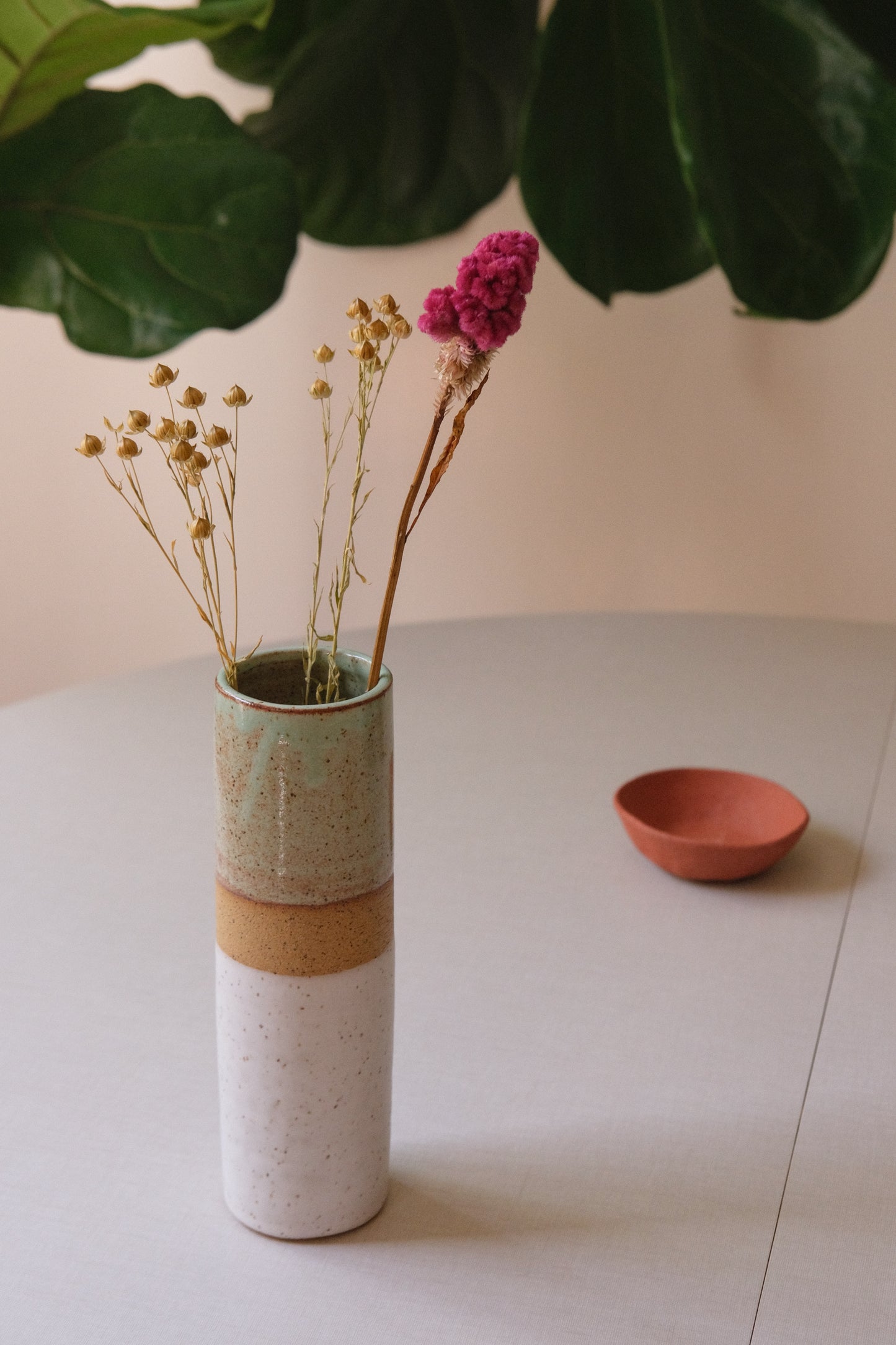 Pistachio Cylinder Vase