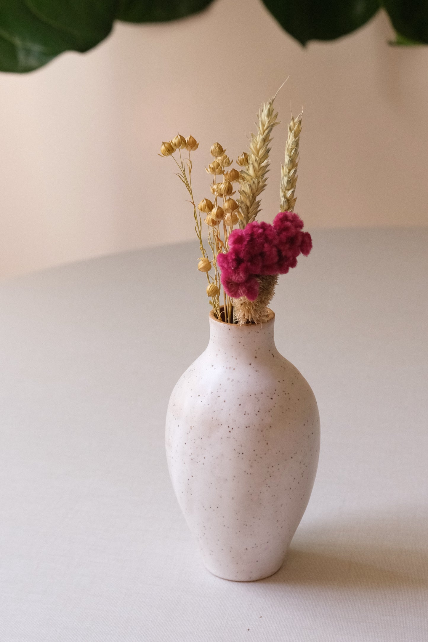 White Bottle Vase