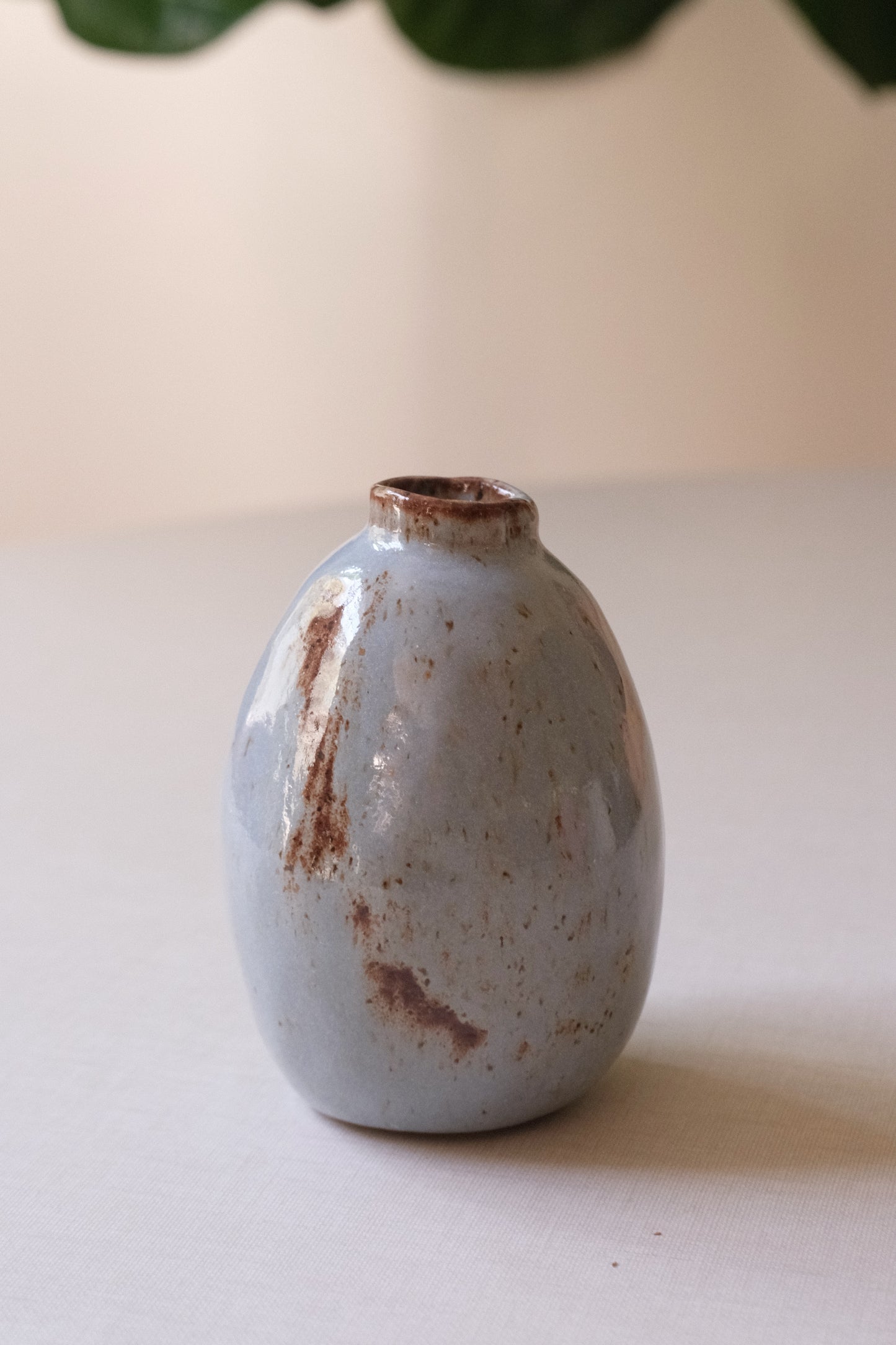 Blue Shino Bud Vase