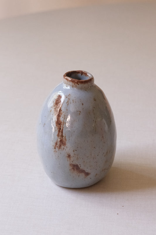 Blue Shino Bud Vase