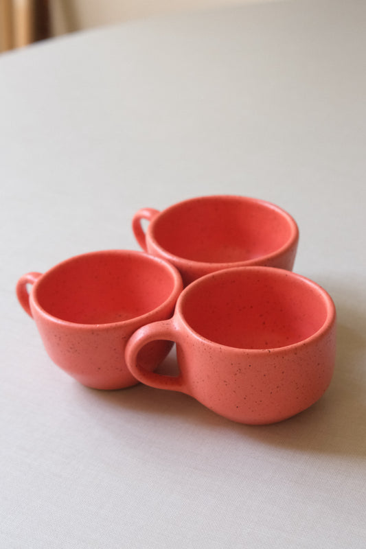 Coral Cortado Cups