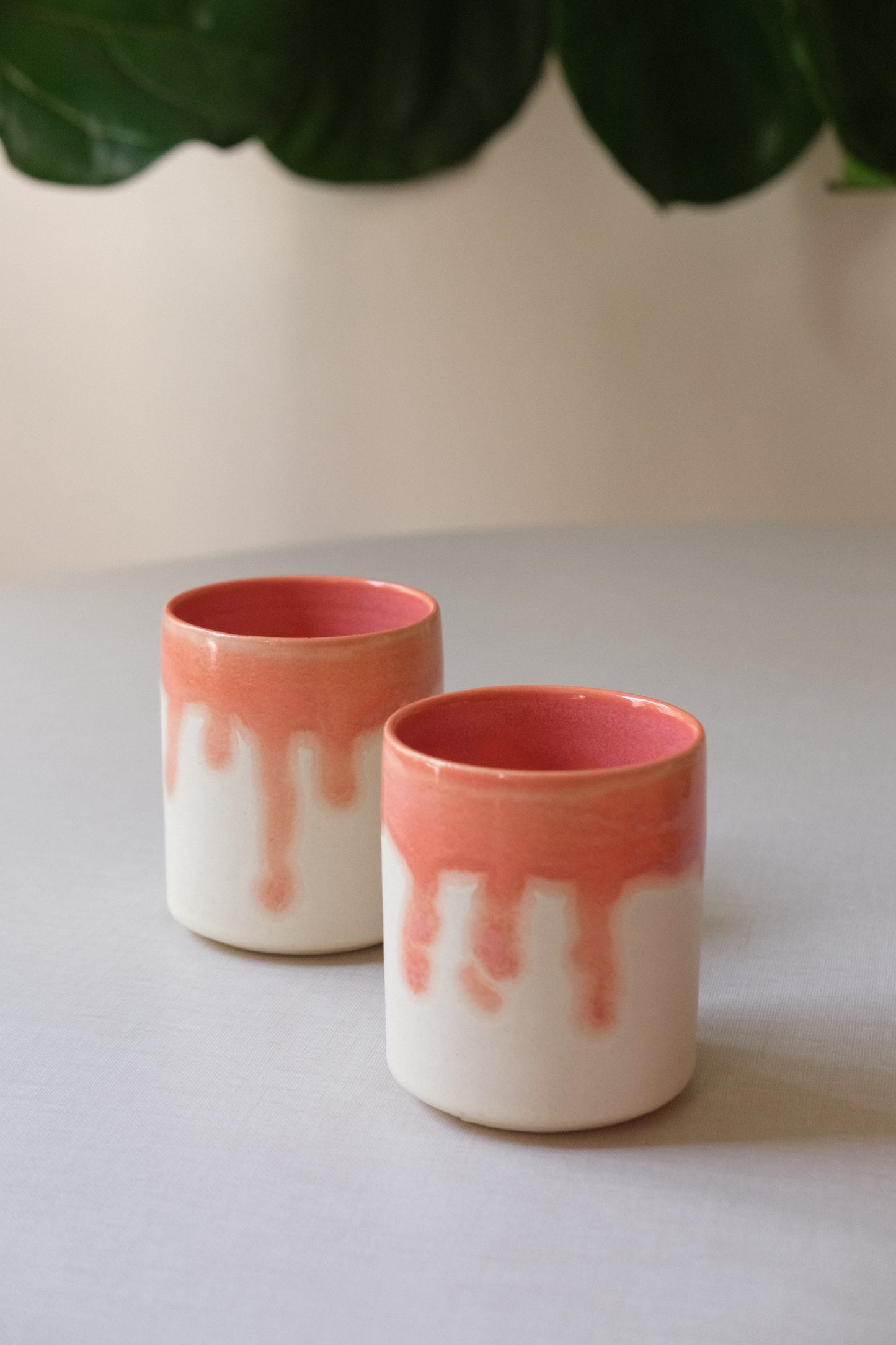 Pink Drip Cups