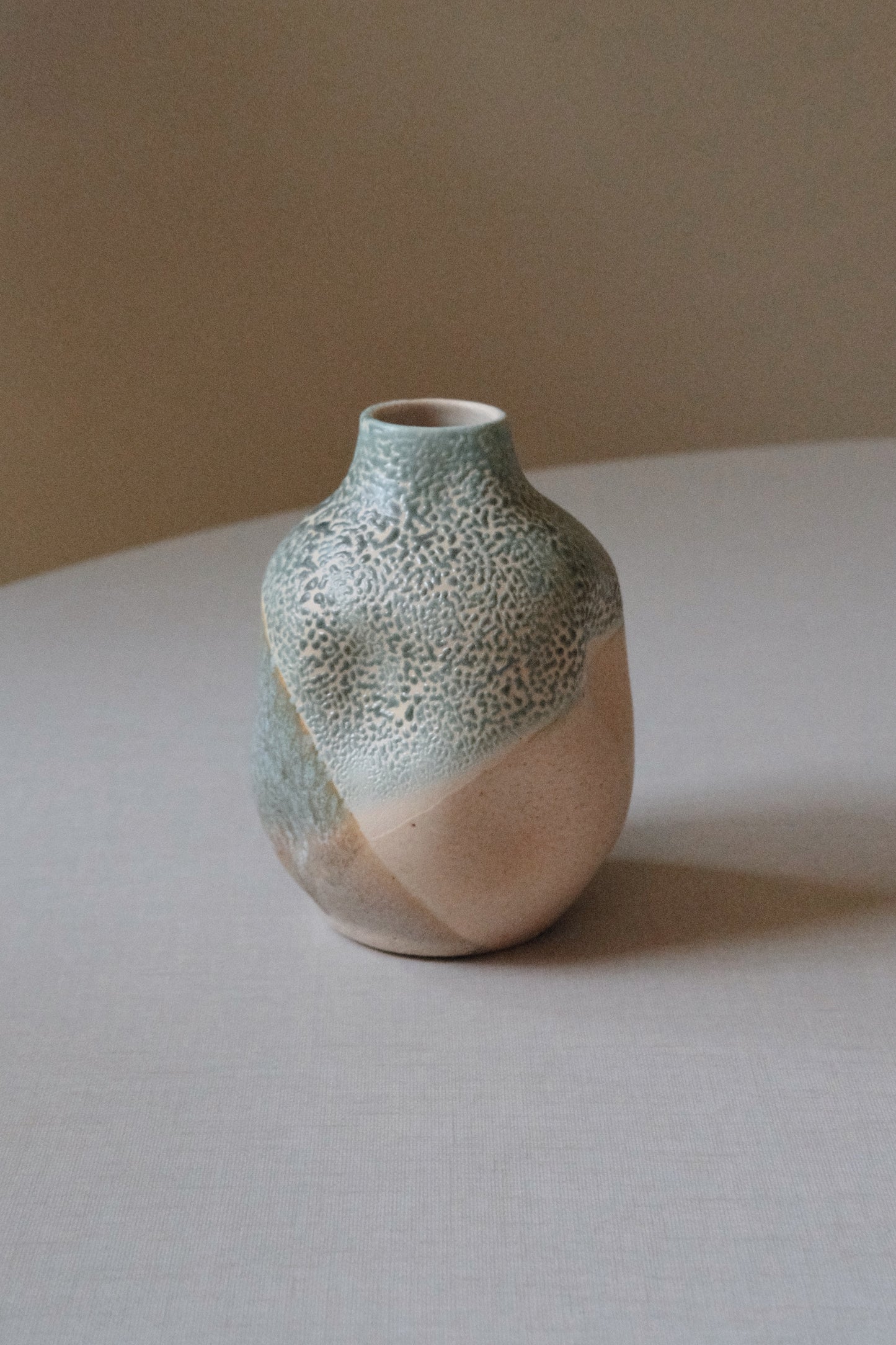 Coastal Dewy Bottleneck Vase