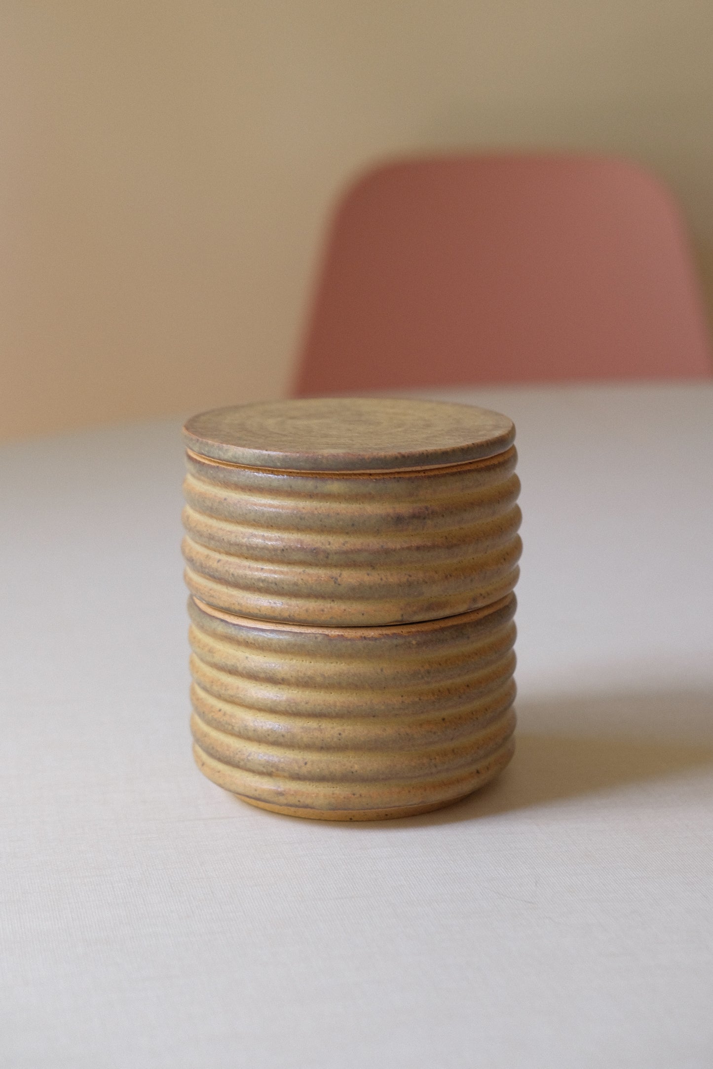 Earthy Brown Stacking Jars