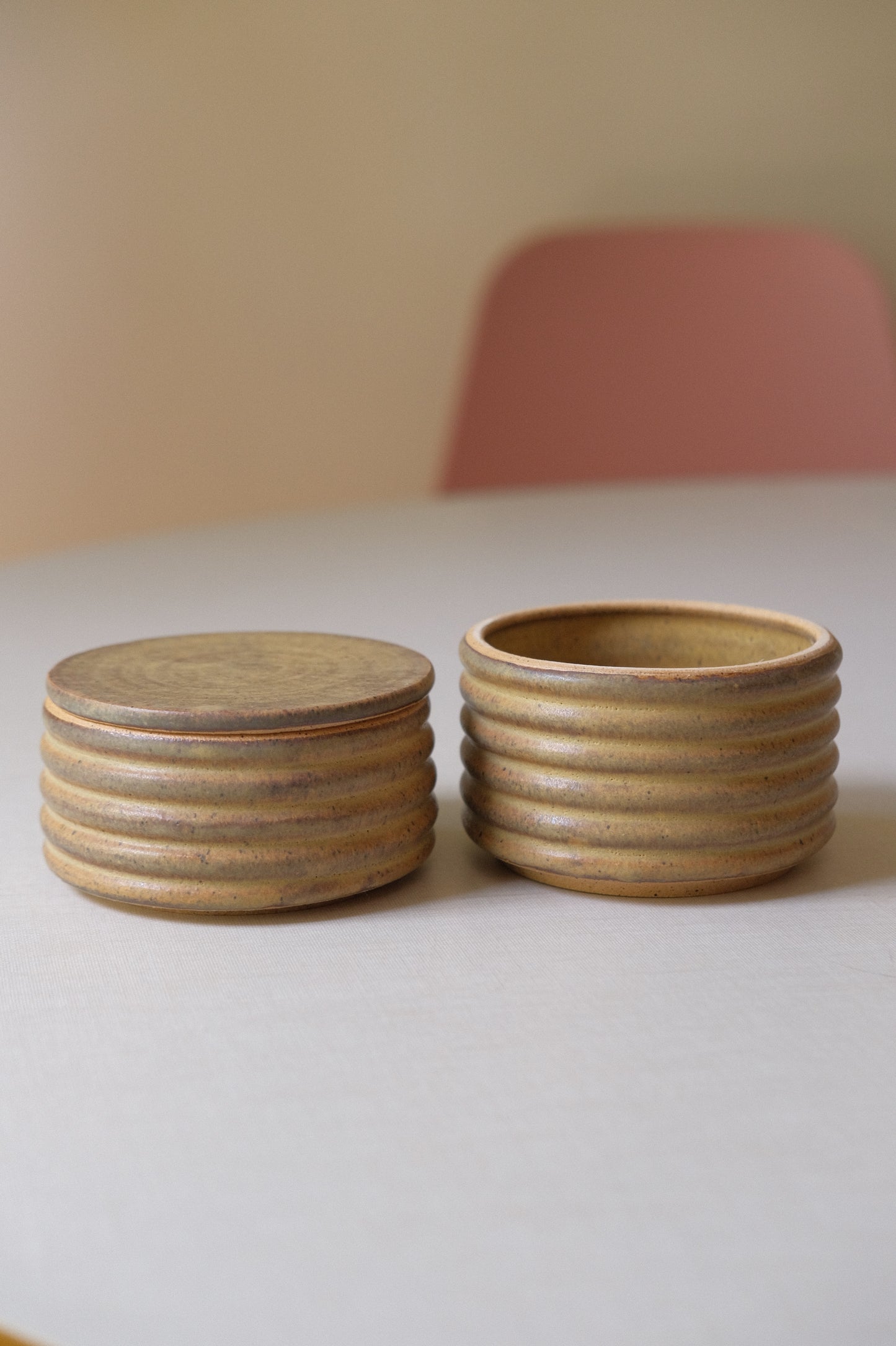 Earthy Brown Stacking Jars