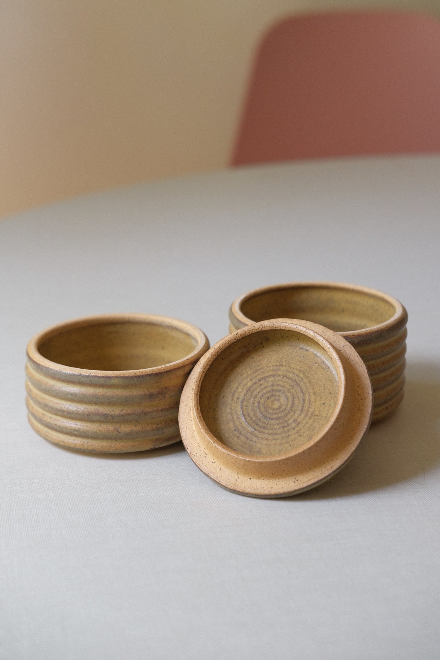 Earthy Brown Stacking Jars